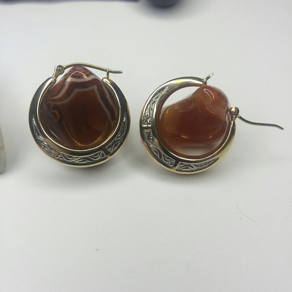 14k hoops
